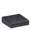 Leatherette 5-ring display tray with cushioned velvet inserts for retail jewelry presentation
