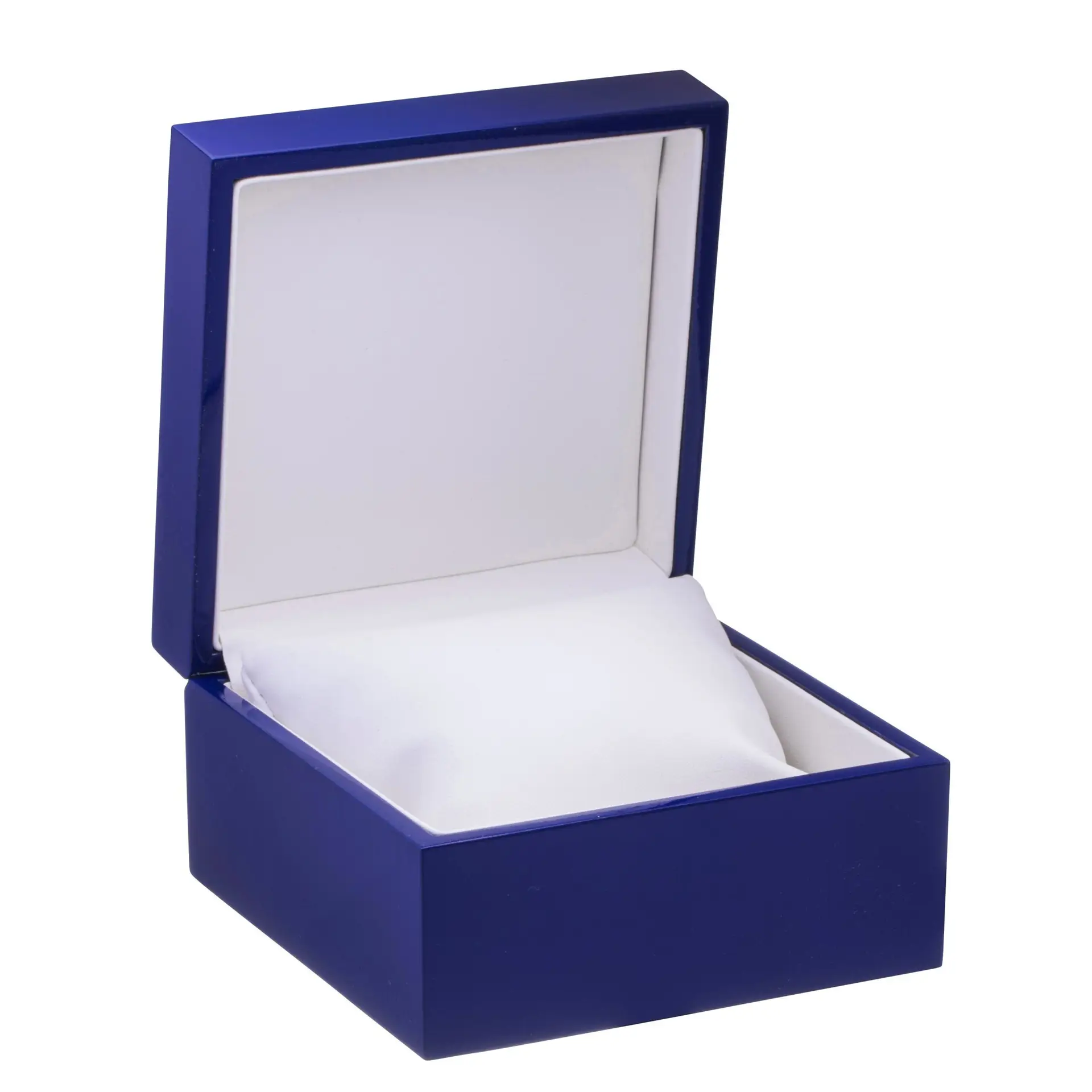 Luxury wooden lacquered watch and bangle display box with black pillow insert, Imperial Collection