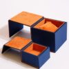 Custom magnetic closure rigid gift boxes for jewelry with branded logo print, foam insert, and luxury presentation packaging