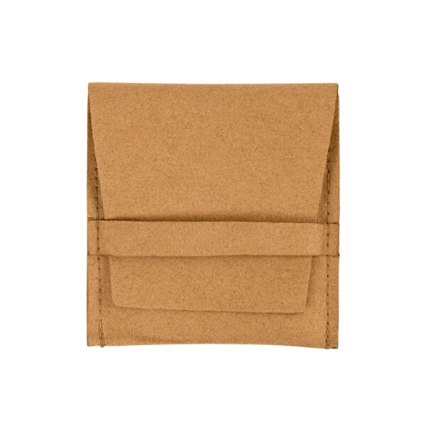 Premium small microfiber envelope pouch with custom insert for luxury jewelry packaging