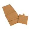 Premium small microfiber envelope pouch with custom insert for luxury jewelry packaging