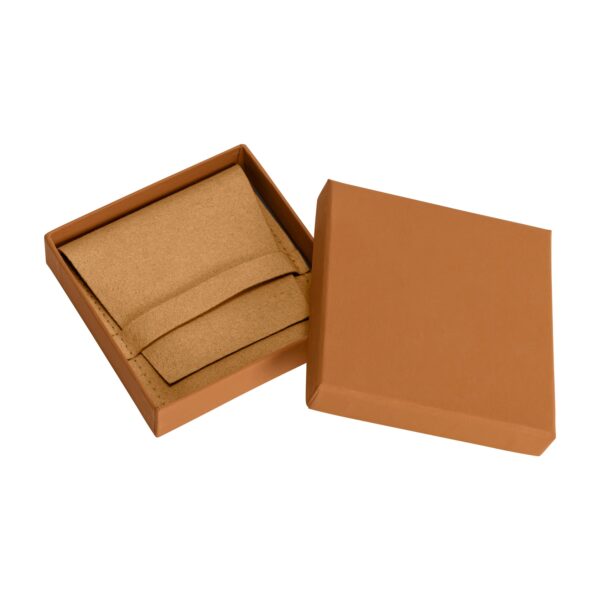 Premium small microfiber envelope pouch with custom insert for luxury jewelry packaging