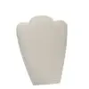 Leatherette medium necklace foldover display stand for retail jewelry packaging and branding