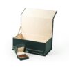 Premium Leather Ring Box with Certificate Drawer – Custom OEM Premium leather ring box with pull-out certificate drawer, custom printed logo, jewelry packaging for brands