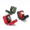 Custom protective travel watch case box with anti-drop padding, branded packaging for jewelry retailers