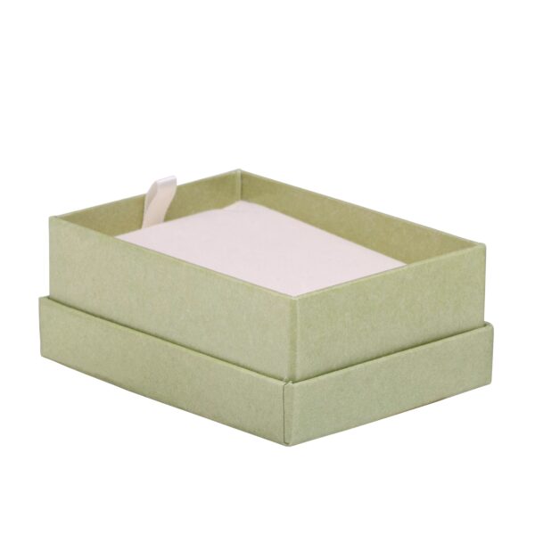 Recycled Cardboard Pendant Box with Glossy Insert – Custom Jewelry Packaging Eco-friendly recycled cardboard pendant box with glossy insert and custom branding options for jewelry