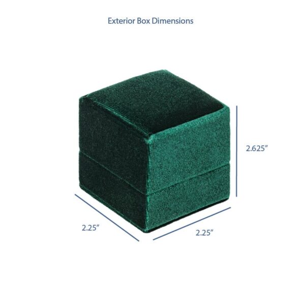 Ribbed Velvet Earring Box - Custom Jewelry Packaging for Brands Luxury ribbed velvet earring box with custom branding, ideal for jewelry brands and retailers