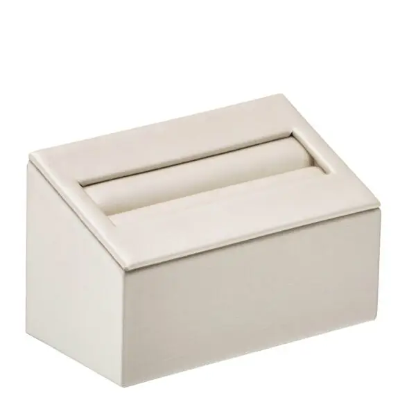 Linea Single-Bangle Display Stand – Custom Bracelet Packaging Linea single-bangle display stand for custom jewelry bracelet packaging and retail showcasing