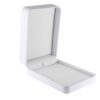 Soft Leatherette Pendant & Necklace Bar Box – Custom Jewelry Packaging Soft leatherette pendant and necklace box with custom embossed logo, luxury jewelry packaging for brands