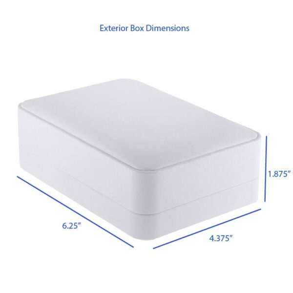 Soft Leatherette Pendant & Necklace Bar Box – Custom Jewelry Packaging Soft leatherette pendant and necklace box with custom embossed logo, luxury jewelry packaging for brands