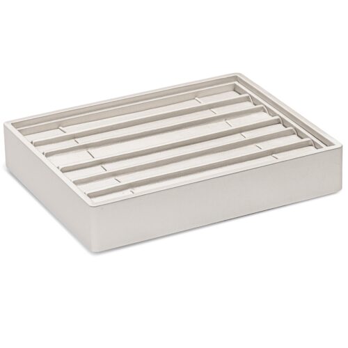Stackable 6-Bracelet Jewelry Display Tray – Custom Colors & Logo Branding Stackable custom bracelet jewelry display tray with 6-bracelet compartments and personalized logo branding