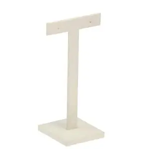 Premium suede medium earring tree display stand with custom branding options