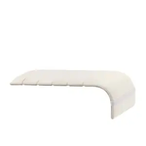 Suede 5-slot ramp earring display stand for wholesale jewelry retail