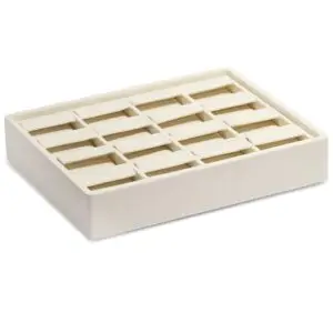 Suede Stackable Earrings Display Tray - 16 Pairs, Custom Logo u0026amp; Colors