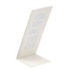 Custom suede 5-pendant narrow display stand with velvet lining, ideal for jewelry boutique and retail presentation