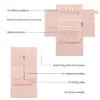 Premium leather travel jewelry organizer roll with multiple compartments, customizable branding