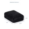 Velveteen pendant gift box with custom logo branding, protective foam interior, and luxury unboxing packaging