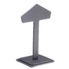 Leatherette earring display tree stand with angled design for jewelry retail and trade shows