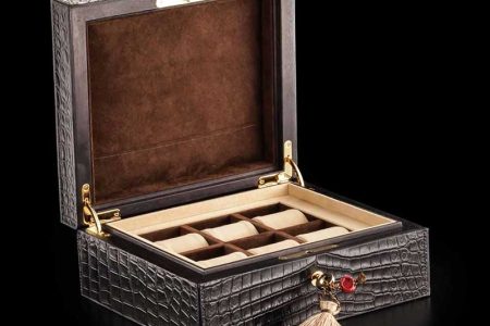 The Luxurious Genuine Leather Watch Box