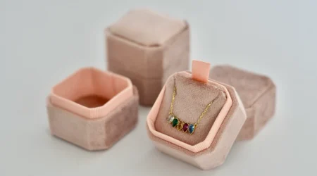 Velvet Necklace Boxes